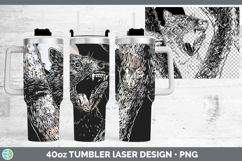 GorgeousSafari Moon Laser 40oz Tumbler design.