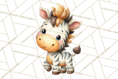 Safari Nursery Buddies Clipart PNG, Animal Clipart PNG Product Image 3