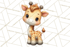 Safari Nursery Buddies Clipart PNG, Animal Clipart PNG Product Image 3
