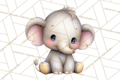 Safari Nursery Buddies Clipart PNG, Animal Clipart PNG Product Image 4