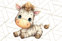Safari Nursery Buddies Clipart PNG, Animal Clipart PNG Product Image 5
