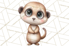 Safari Nursery Buddies Clipart PNG, Animal Clipart PNG Product Image 2