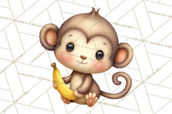 Safari Nursery Buddies Clipart PNG, Animal Clipart PNG Product Image 3