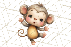 Safari Nursery Buddies Clipart PNG, Animal Clipart PNG Product Image 4