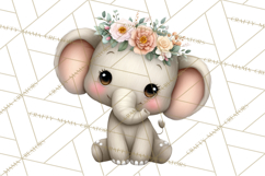Safari Nursery Buddies Clipart PNG, Animal Clipart PNG Product Image 5