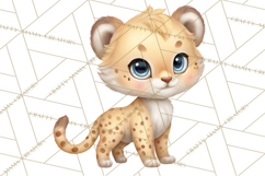 Safari Nursery Buddies Clipart PNG, Animal Clipart PNG Product Image 3