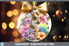 GorgeousSafari Rainbow Summer Ornament design.