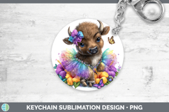 GorgeousSafari Rainbow Summer Keychain design.