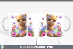 GorgeousSafari Rainbow Summer Mug Wrap design.