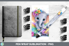 GorgeousSafari Rainbow Summer Pen Wrap design.