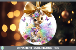 GorgeousSafari Rainbow Summer Ornament design.