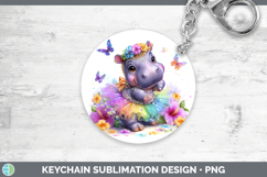 GorgeousSafari Rainbow Summer Keychain design.