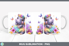 GorgeousSafari Rainbow Summer Mug Wrap design.