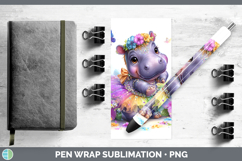 GorgeousSafari Rainbow Summer Pen Wrap design.