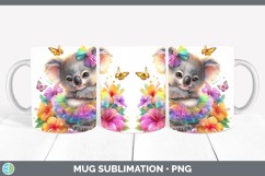 GorgeousSafari Rainbow Summer Mug Wrap design.