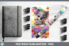 GorgeousSafari Rainbow Summer Pen Wrap design.