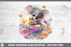 GorgeousSafari Rainbow Summer Wind Spinner design.