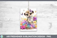 GorgeousSafari Rainbow Summer Air Freshener design.