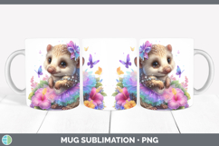 GorgeousSafari Rainbow Summer Mug Wrap design.
