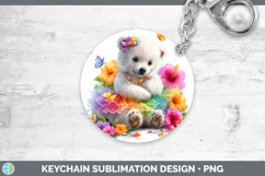 GorgeousSafari Rainbow Summer Keychain design.