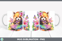 GorgeousSafari Rainbow Summer Mug Wrap design.