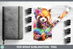 GorgeousSafari Rainbow Summer Pen Wrap design.