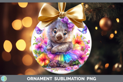 GorgeousSafari Rainbow Summer Ornament design.