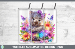 GorgeousSafari Rainbow Summer Tumbler design.