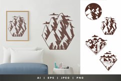 Huge Mountains in Various Shapes Design Set Product Image 1