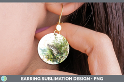 GorgeousSafari Sketch Round Earrings design.