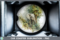 GorgeousSafari Sketch Car Coaster design.