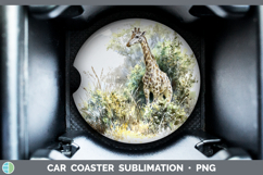 GorgeousSafari Sketch Car Coaster design.