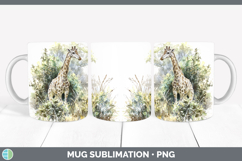 GorgeousSafari Sketch Mug Wrap design.