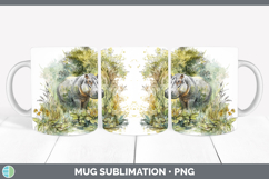 GorgeousSafari Sketch Mug Wrap design.