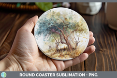 GorgeousSafari Sketch Round Coaster design.