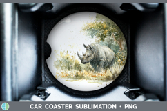 GorgeousSafari Sketch Car Coaster design.