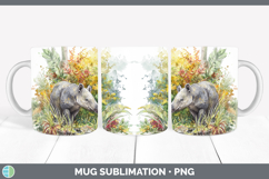 GorgeousSafari Sketch Mug Wrap design.