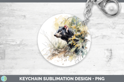 GorgeousSafari Sketch Keychain design.