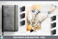 GorgeousSafari Splash Halloween Pen Wrap design.