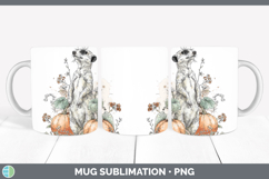 GorgeousSafari Splash Halloween Mug Wrap design.