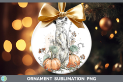 GorgeousSafari Splash Halloween Ornament design.