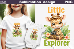 Jungle Cute Giraffe | Safari Kids Sublimation Product Image 1