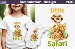 Little Safari Meerkat | Kids Sublimation Product Image 1