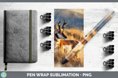 GorgeousSafari Sunset Pen Wrap design.