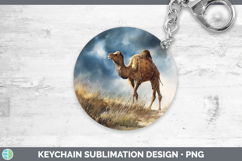 GorgeousSafari Sunset Keychain design.