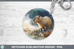 GorgeousSafari Sunset Keychain design.