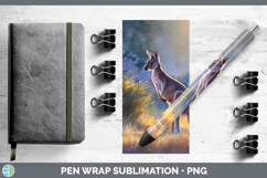 GorgeousSafari Sunset Pen Wrap design.