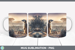 GorgeousSafari Sunset Mug Wrap design.