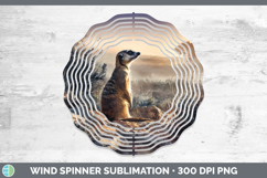 GorgeousSafari Sunset Wind Spinner design.