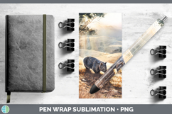 GorgeousSafari Sunset Pen Wrap design.